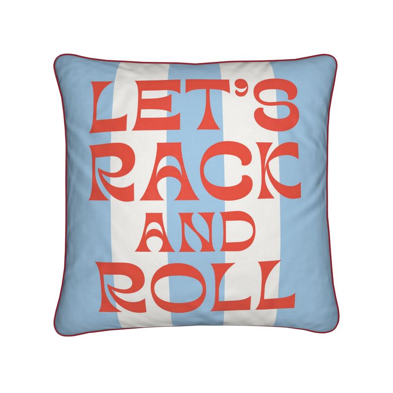 Let’s Rack and Roll Pillow