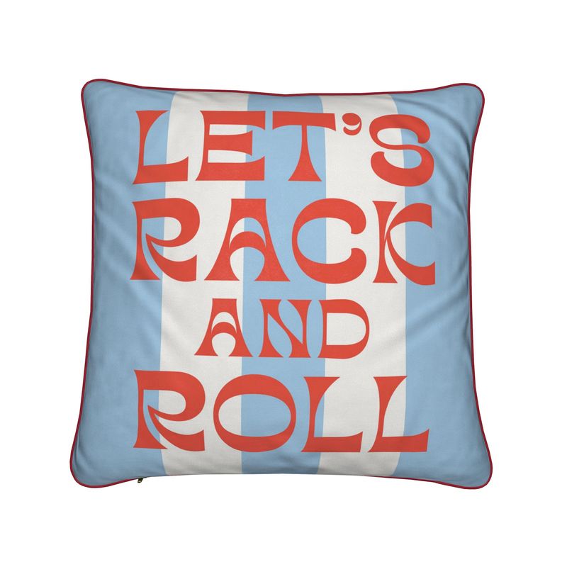 Let’s Rack and Roll Pillow