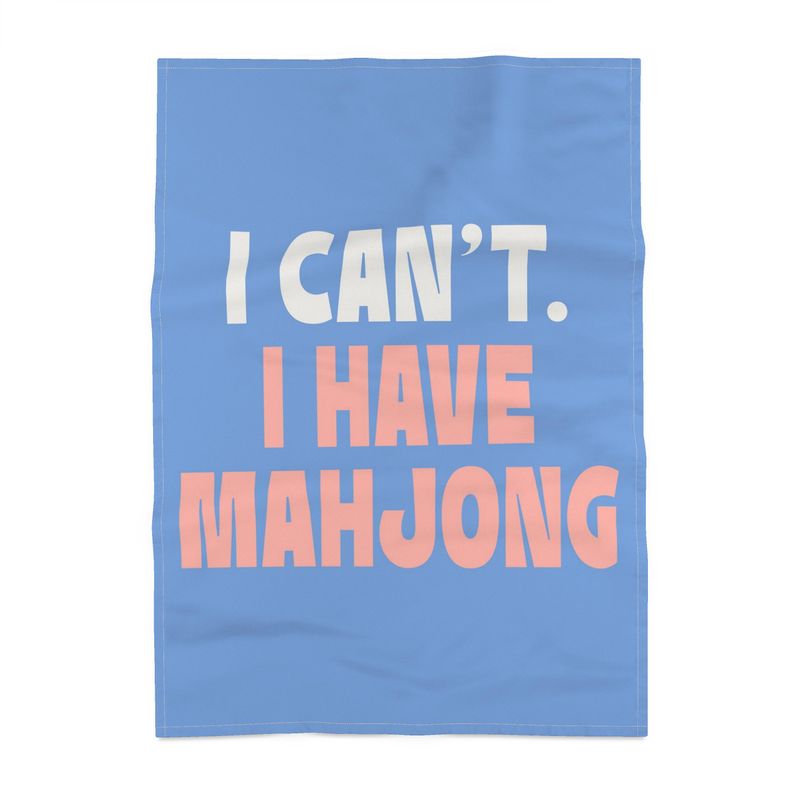 I Can't, I Have Mahjong Kitchen Towel