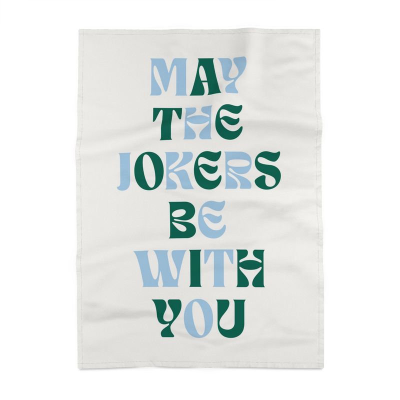 May the Jokers Be With You Kitchen Towel