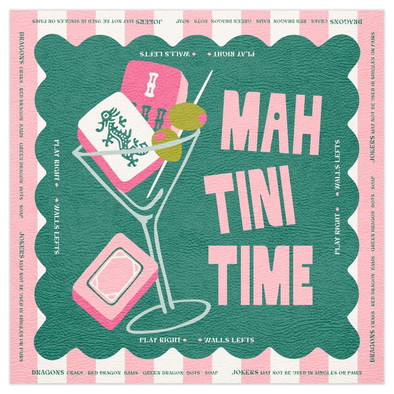 Mah Tini Time Mahjong Mat