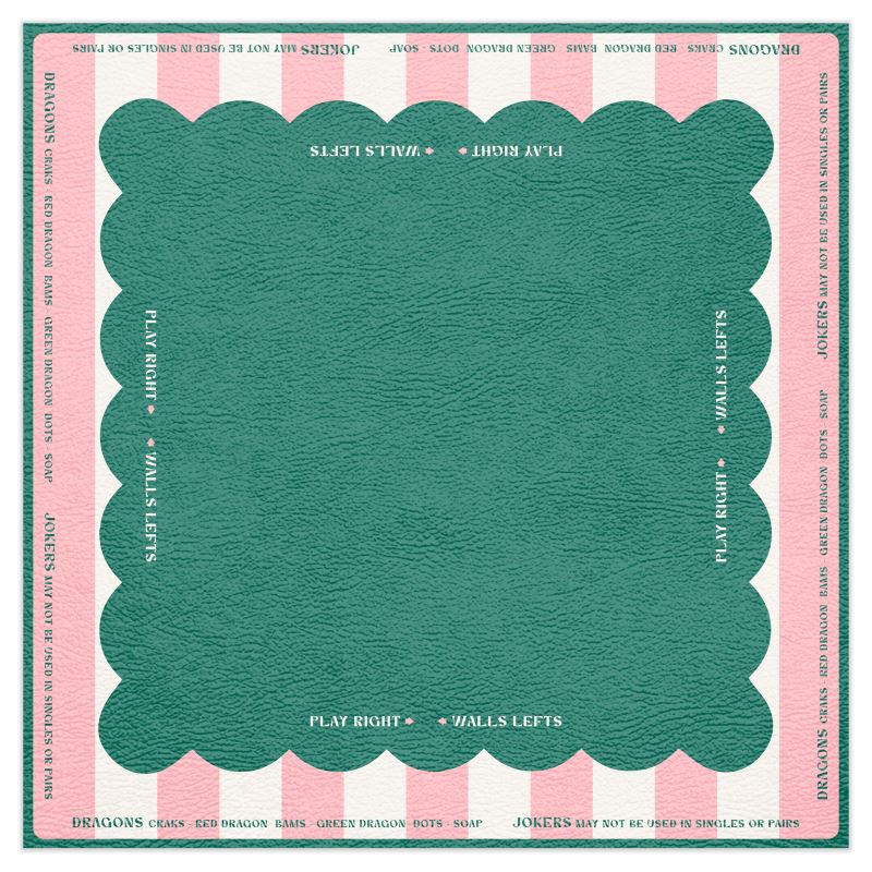 Preppy Rules Mahjong Mat