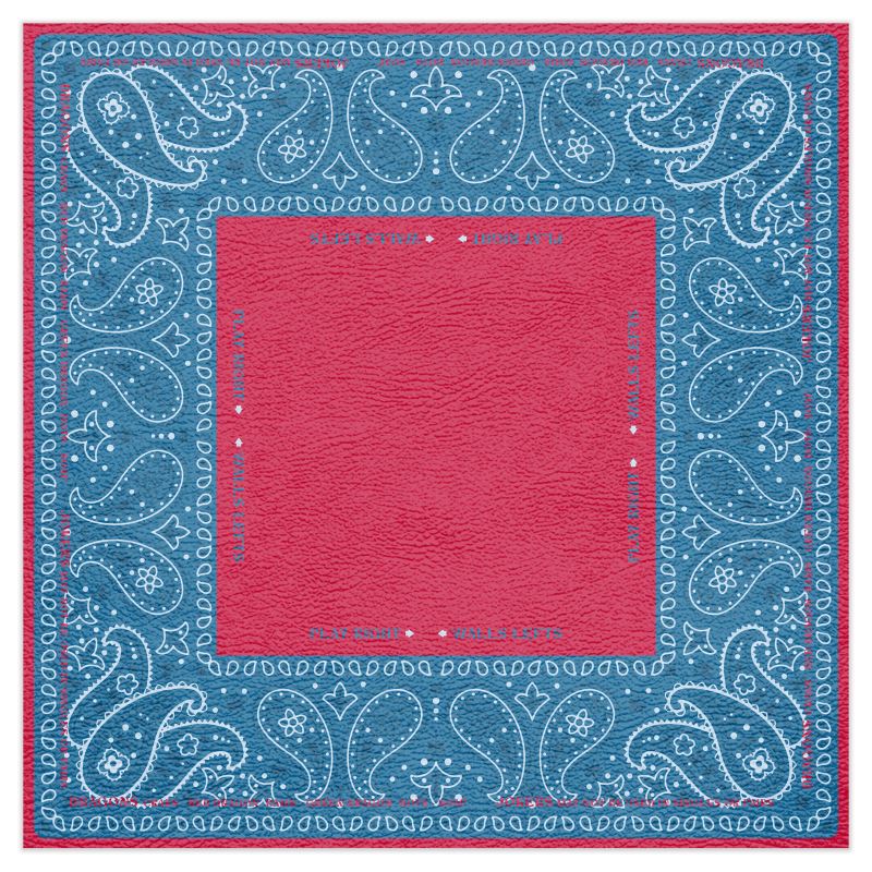 Blue Bandana Mahjong Mat