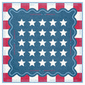Stars and Stripes Mahjong Mat