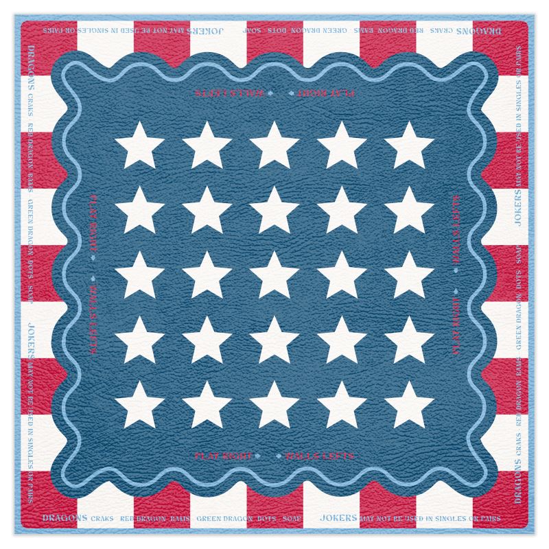 Stars and Stripes Mahjong Mat