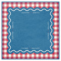 Red Check Mahjong Mat
